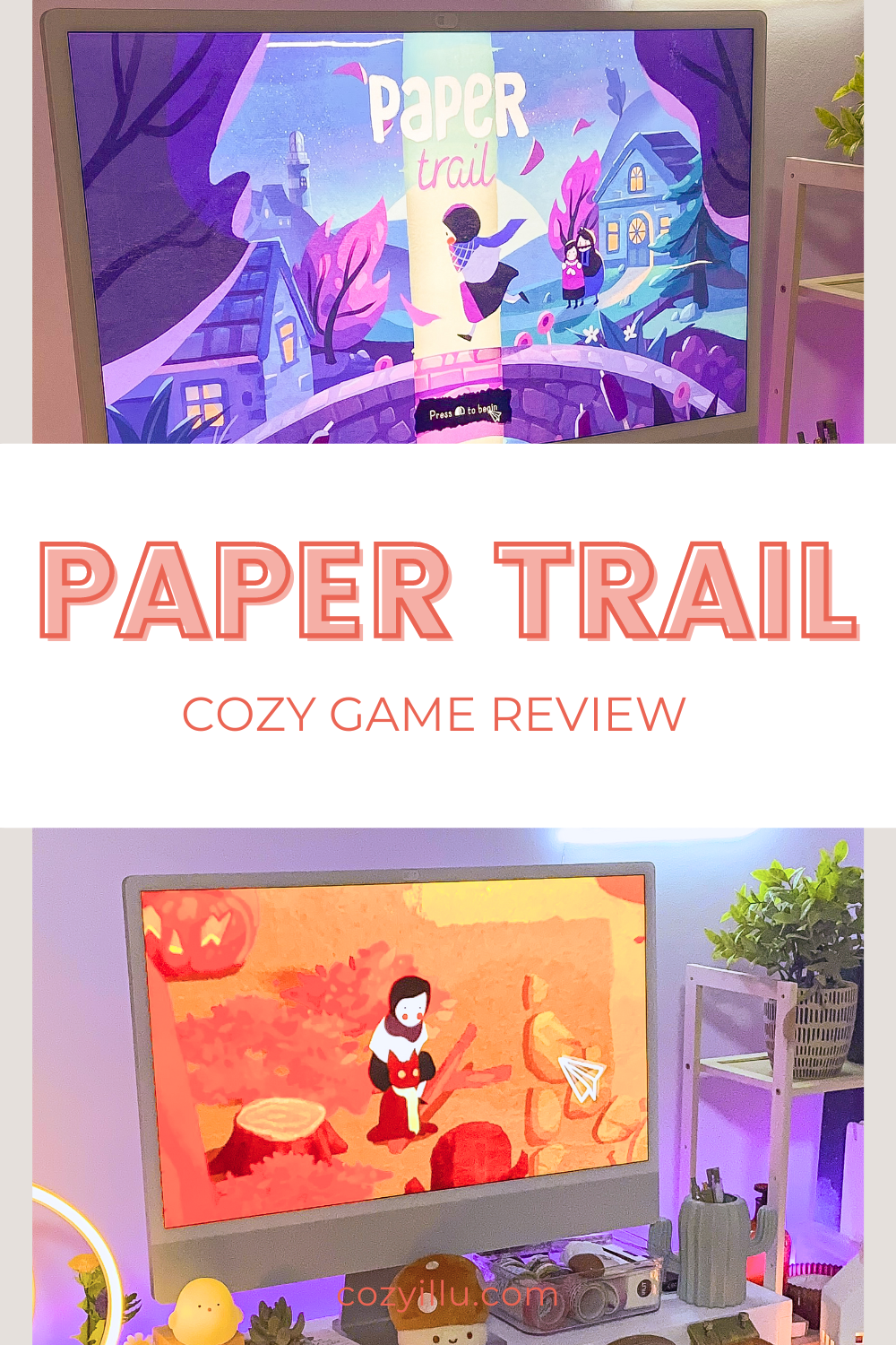 paper trail game review cozyli cozyillu cozy game review